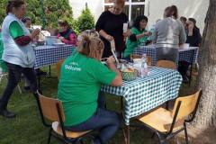 Tüskevár Tagiskola 2025. Május -  Kerítés festés